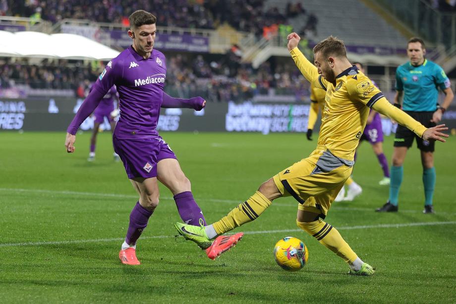 卢卡、托万建功基恩破门 乌迪内斯2-1佛罗伦萨