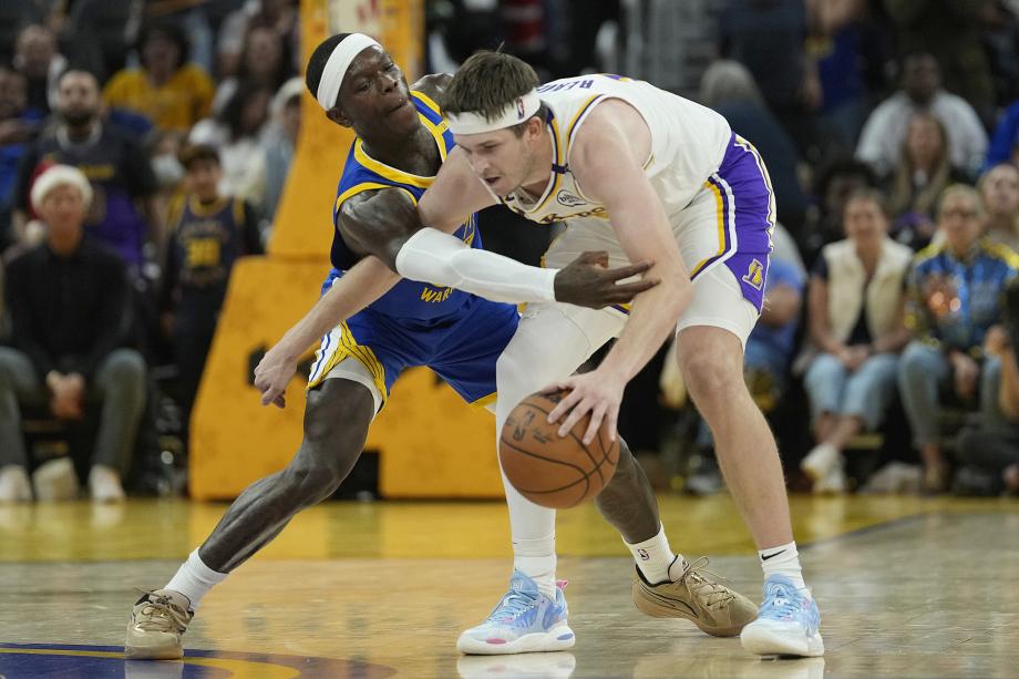 詹姆斯31+10库里38分里夫斯绝杀 湖人险胜勇士