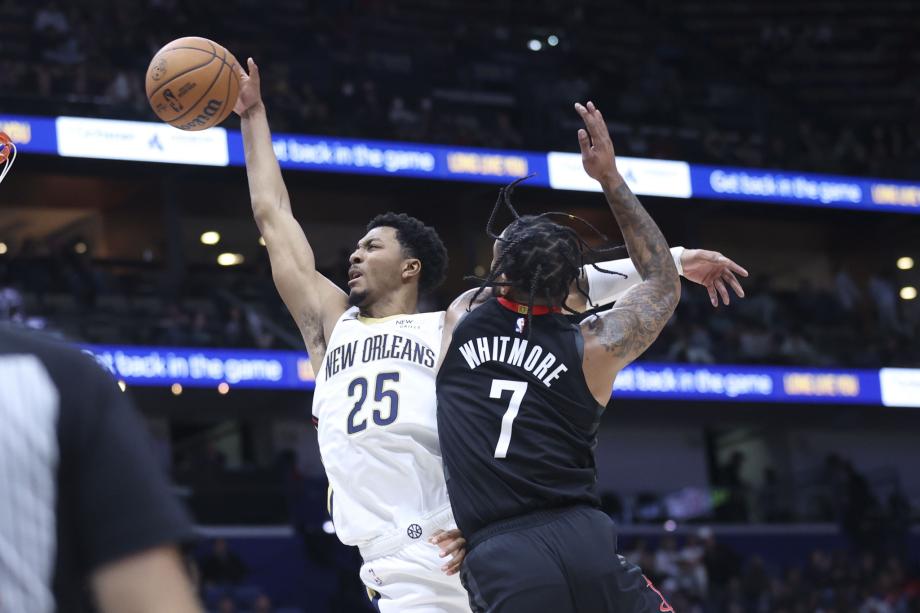 格林30分范弗利特25+6+4 火箭客场击败鹈鹕