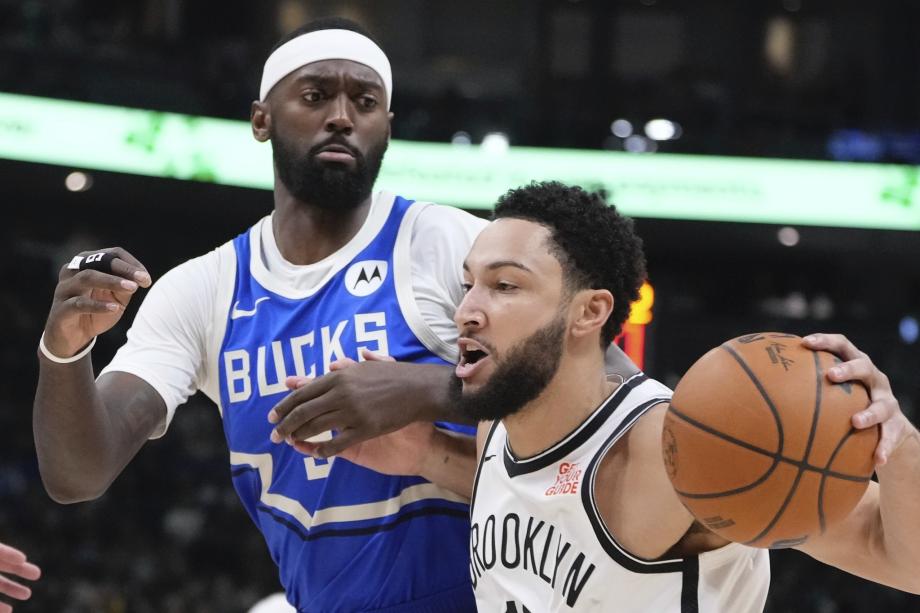 字母哥利拉德缺阵 约翰逊领衔3人20+篮网擒雄鹿