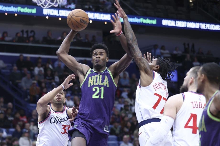 哈登27分鲍威尔35分 快船送鹈鹕10连败