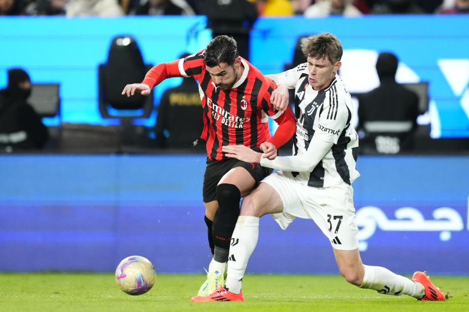 意超杯-AC米兰2-1逆转尤文晋级决赛 将与国米争冠