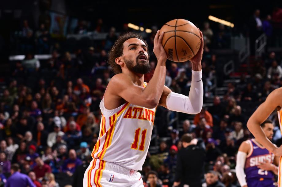 杜兰特23分布克20+12 特雷·杨21+7太阳胜老鹰