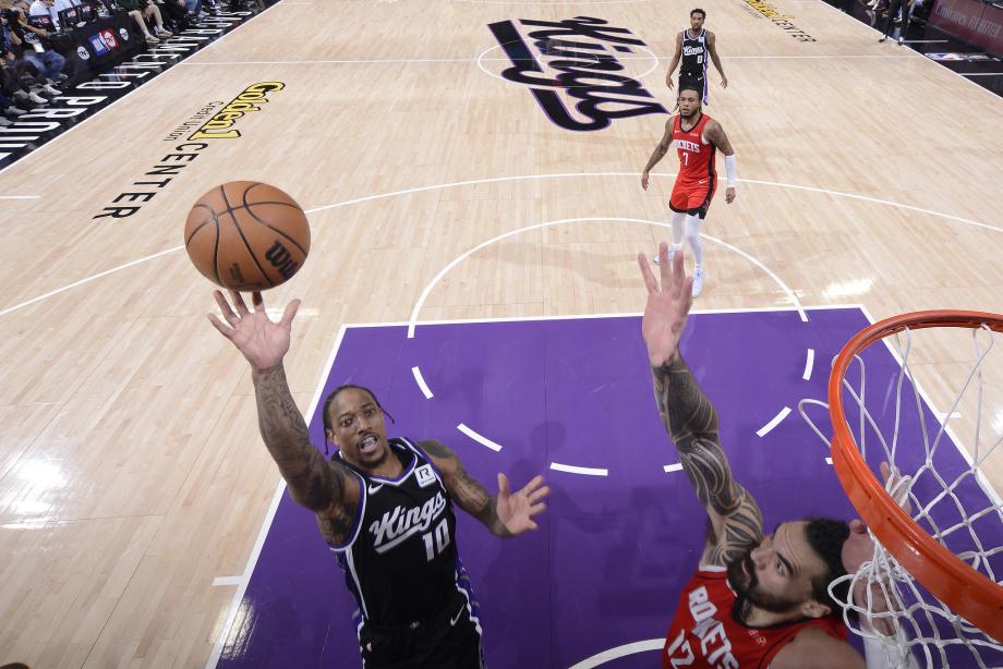 德罗赞31分格林28分 小萨20+14国王险胜火箭