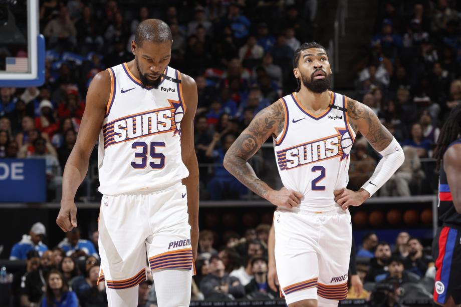 杜兰特36+7布克35分 太阳客场险胜活塞