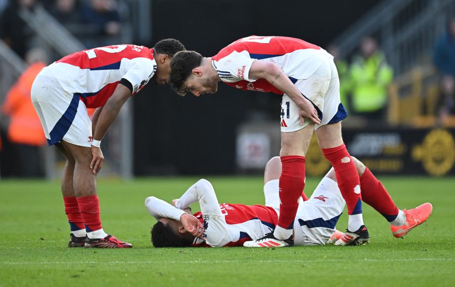 卡拉菲奥里破门 阿森纳战胜伍尔弗汉普顿