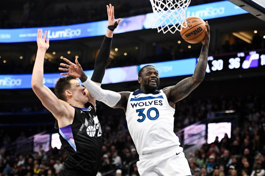 爱德华兹36+11戈贝尔16分 森林狼大胜爵士