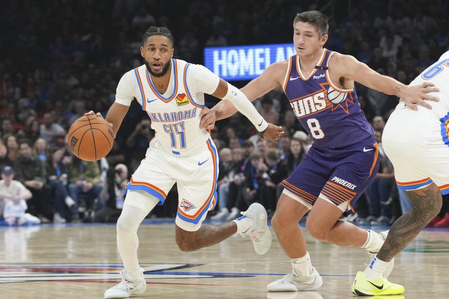 亚历山大50+8比尔25分 杜兰特缺阵雷霆胜太阳