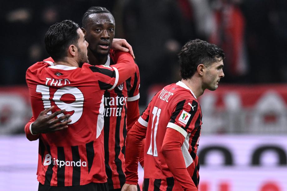 亚伯拉罕两球菲利克斯破门 米兰晋级意杯四强