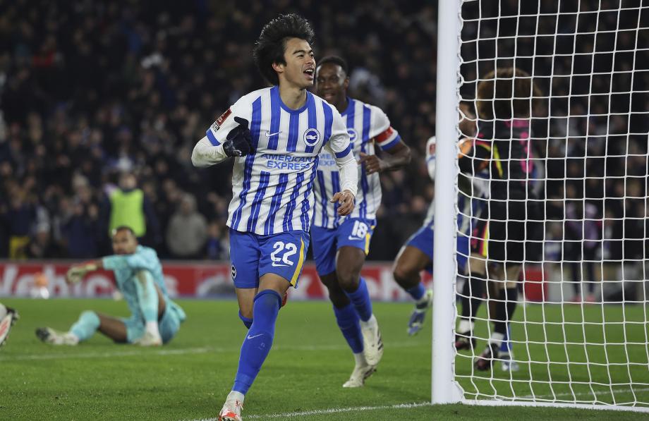 足总杯-三笘薰建功 布赖顿2-1切尔西晋级