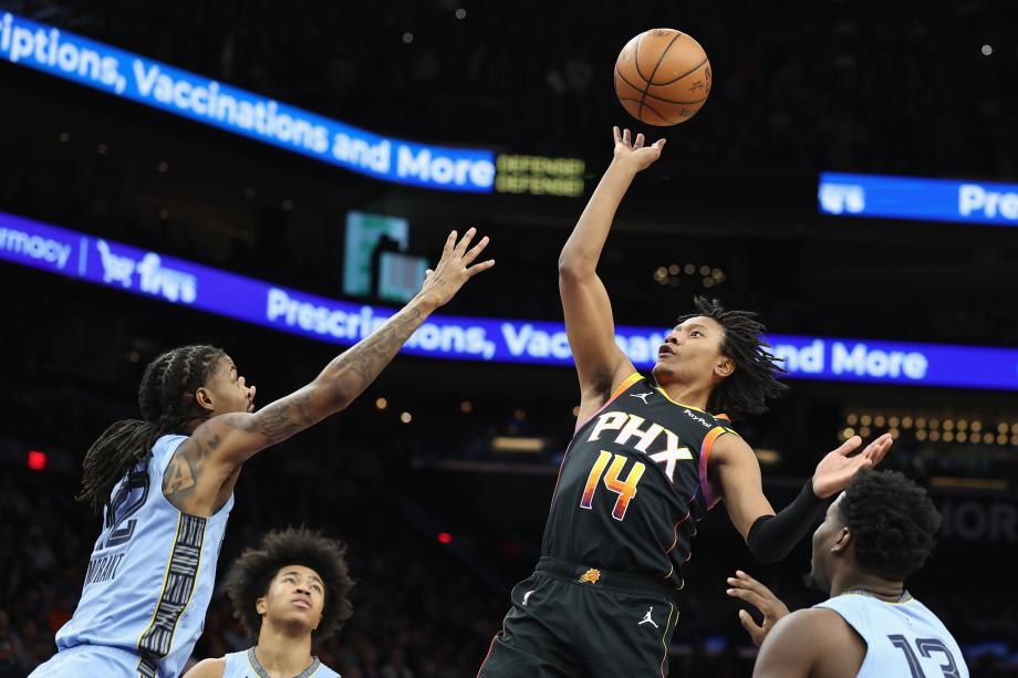 莫兰特26分杜兰特生涯3万分 灰熊险胜太阳