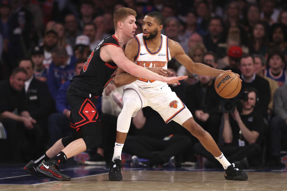 唐斯32+18布伦森22+12 尼克斯加时险胜公牛