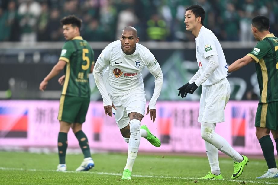 中超-弗兰克破门卡兰加进球 大连英博1-1浙江队