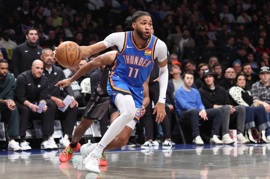 亚历山大27分霍姆格伦22+17 雷霆逆转篮网