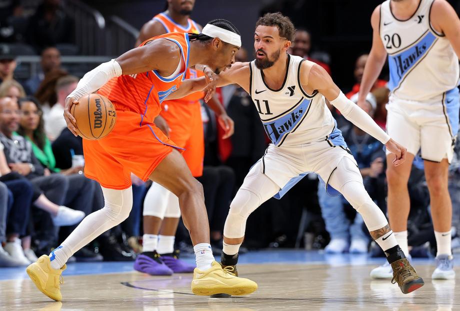 亚历山大31分特雷-杨19+12 雷霆客场轻取老鹰