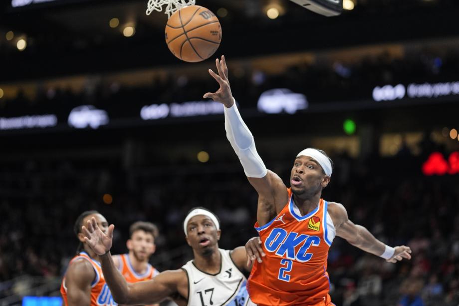 亚历山大31分特雷-杨19+12 雷霆客场轻取老鹰