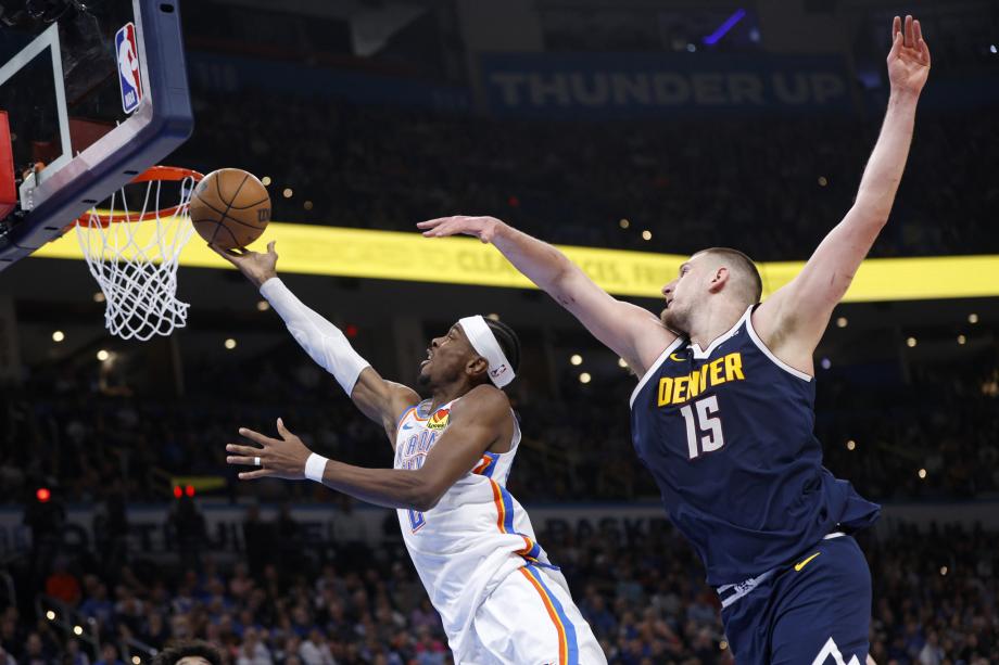 约基奇35+18+8亚历山大25+7 掘金终结雷霆7连胜