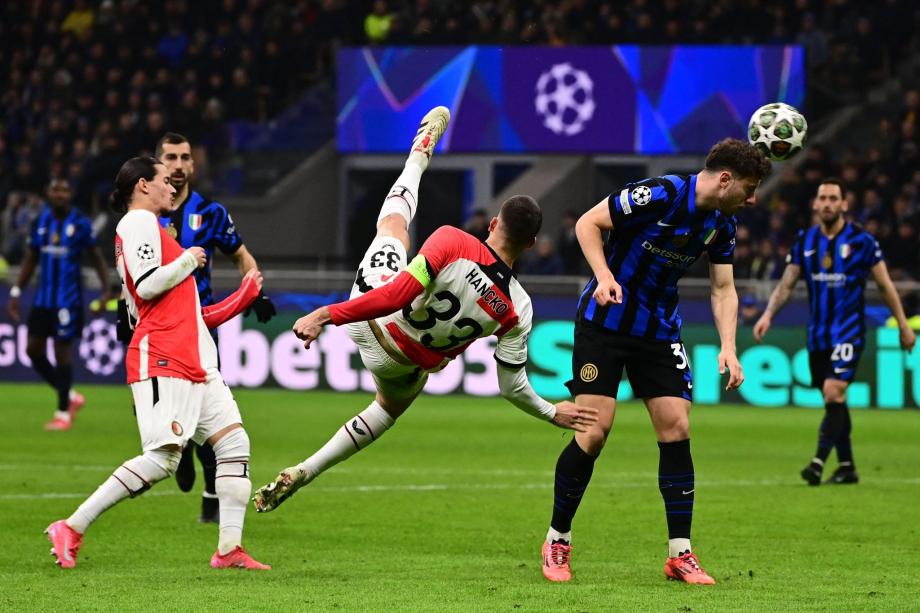 欧冠-图拉姆、恰20破门 国米4-1费耶诺德进8强