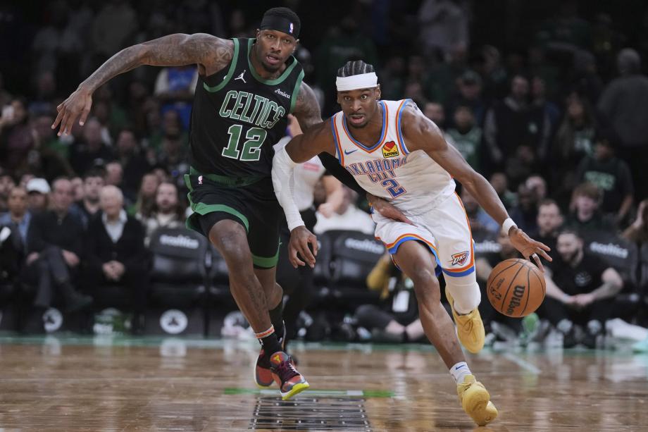 亚历山大万分里程碑塔图姆33+8 雷霆胜绿军