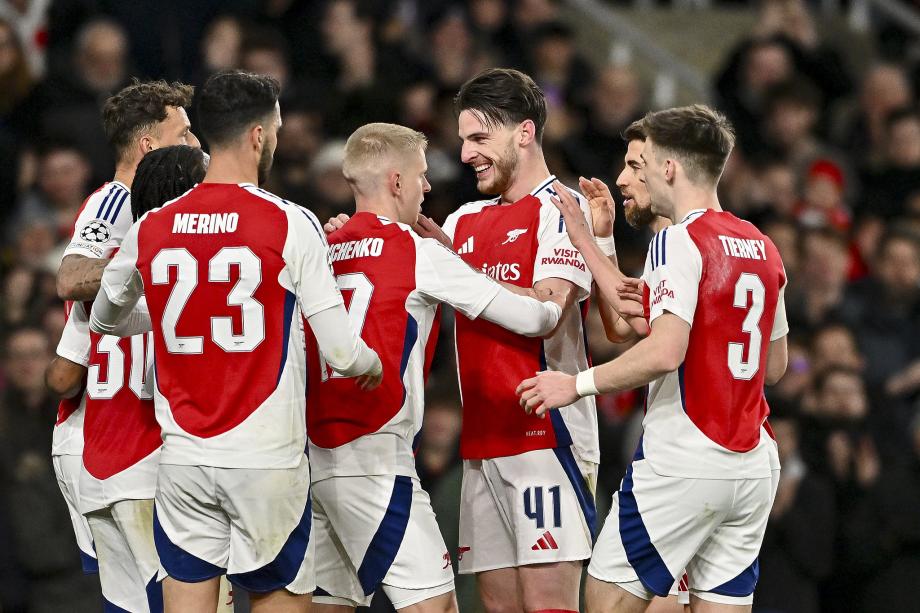 阿森纳2-2总比分9-3进8强 四分之一将战皇马