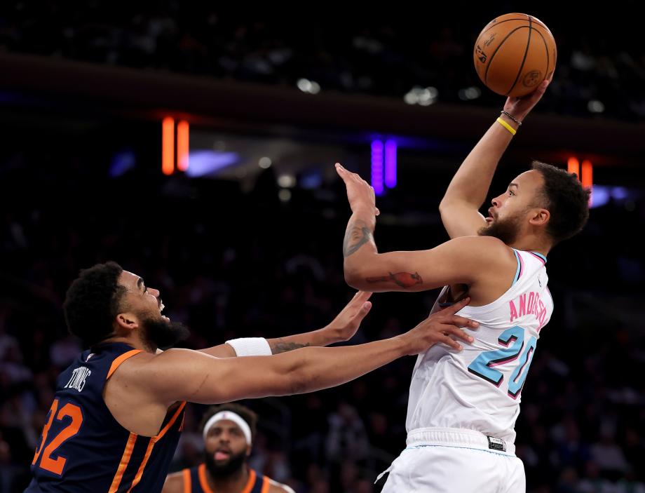 唐斯23+7布里奇斯28分 尼克斯大胜送热火八连败