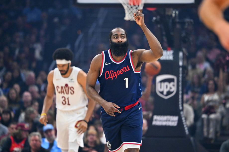 米切尔24+12哈登24+8 骑士主场击沉快船