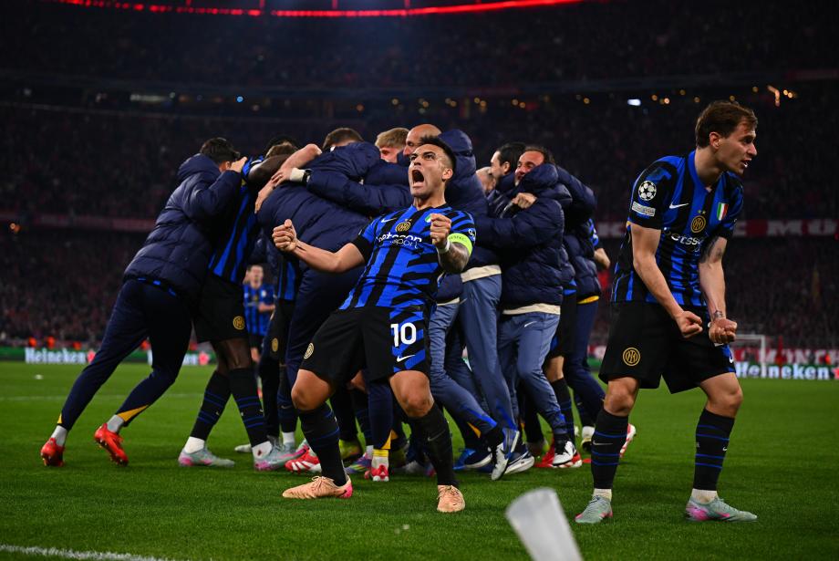 劳塔罗、弗拉泰西建功 国米客场2-1力克拜仁