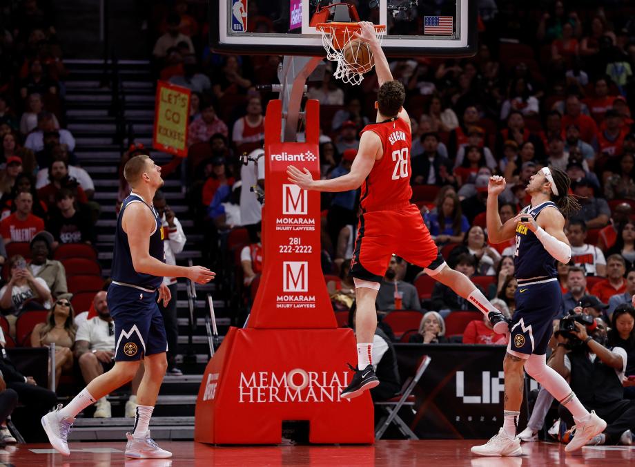 约基奇18分7板7助 掘金客场轻取火箭