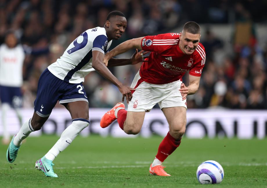 英超-理查利森破门难救主 热刺1-2不敌诺丁汉森林