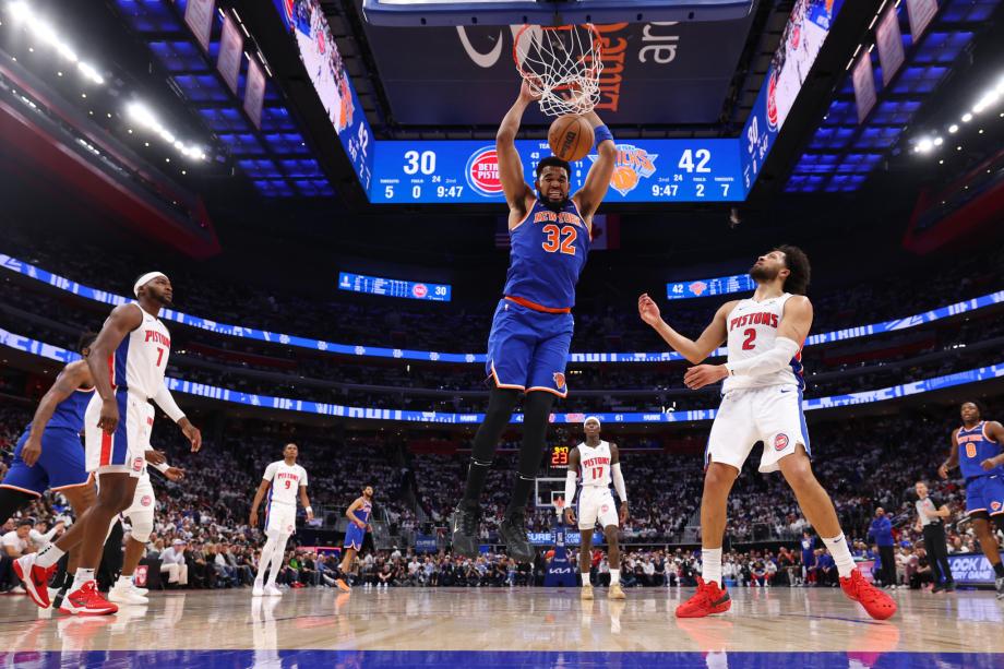 布伦森40分+三分准绝杀 尼克斯4-2淘汰活塞晋级