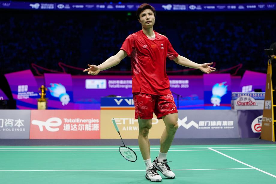 [图]中国队3-1战胜韩国队 实现苏迪曼杯四连冠