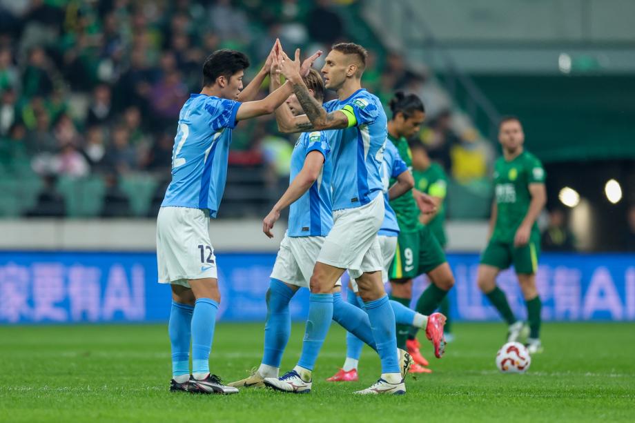 中超-国安3-1新鹏城豪取5连胜 少赛1场落后榜首4分