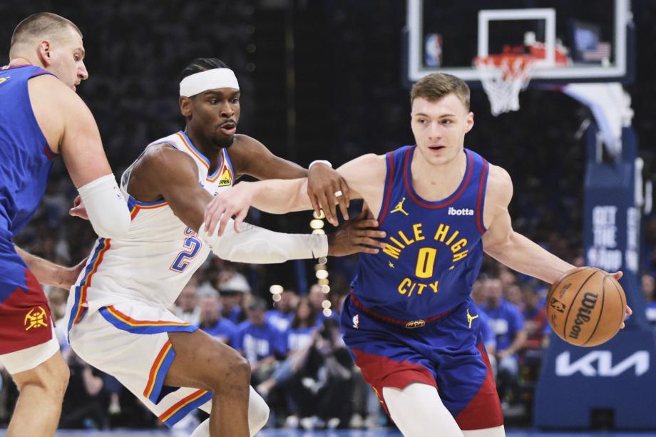 约基奇空砍44+15亚历山大31分 雷霆险胜掘金