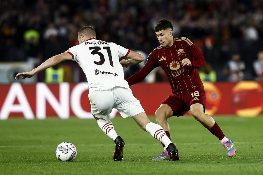 希门尼斯红牌 10人米兰1-3罗马无缘欧战