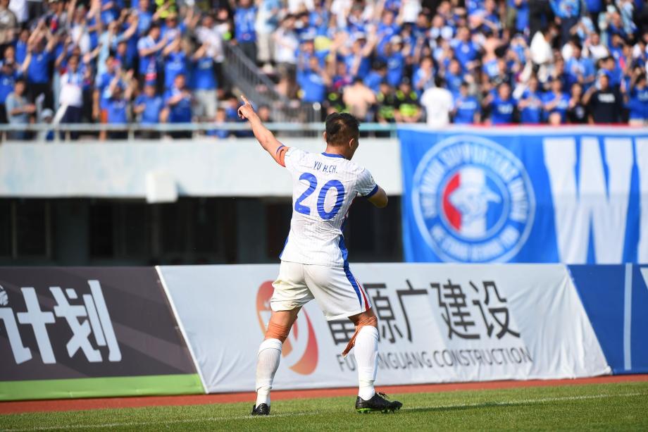 于汉超双响 上海申花3-0无锡吴钩晋级足协杯16强