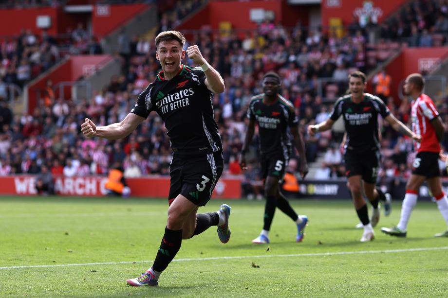 英超-厄德高绝杀 阿森纳2-1南安普顿亚军收官