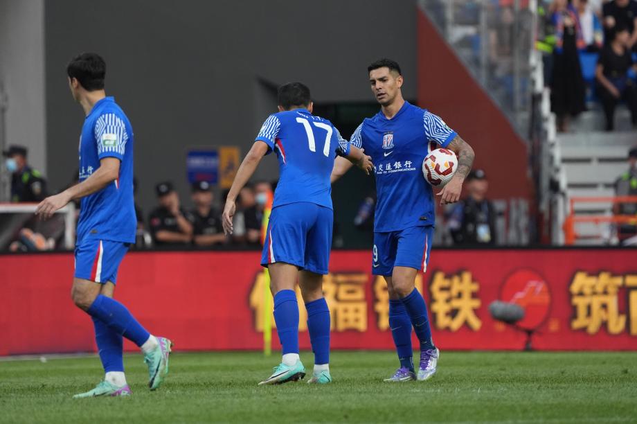 中超-高天意传射于汉超救主 上海申花4-4云南玉昆