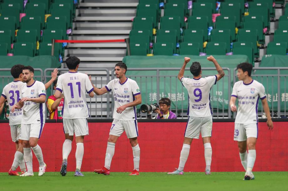 基莱斯两球法比奥进球 国安主场战平津门虎