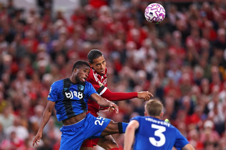 埃基蒂克传射萨拉赫破门 利物浦4-2伯恩茅斯