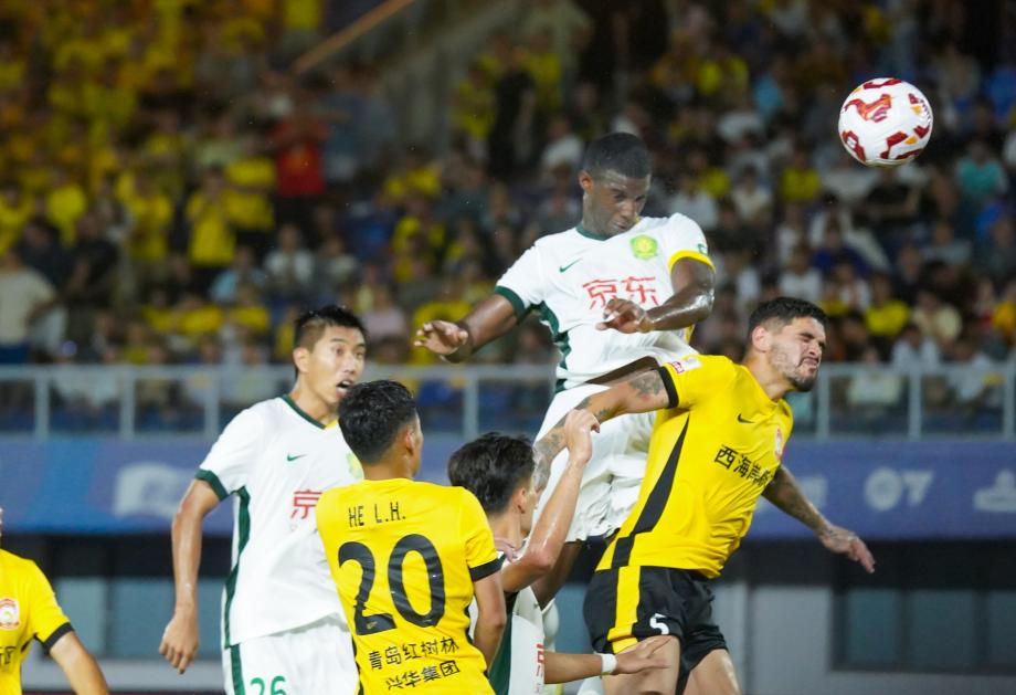 法比奥两球林良铭建功 北京国安3-1青岛西海岸
