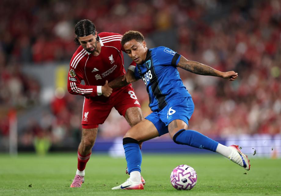 埃基蒂克传射萨拉赫破门 利物浦4-2伯恩茅斯