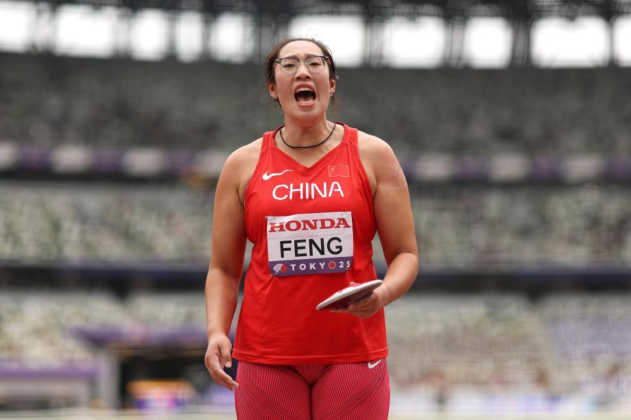 [图]田径世锦赛女子铁饼初赛：冯彬晋级决赛体育录像/图片