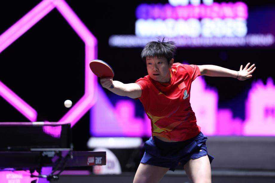 [图]孙颖莎4比1战胜蒯曼 晋级WTT澳门冠军赛女单决赛正规配资十大排名