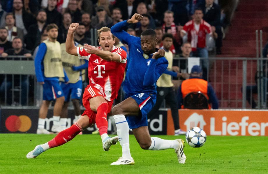 凯恩双响查洛巴乌龙帕尔默破门 拜仁3-1切尔西