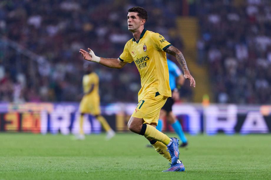 意甲-普利西奇梅开二度 AC米兰3-0完胜乌迪内斯