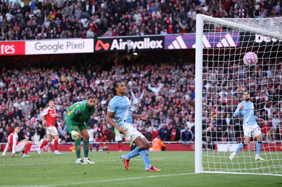 哈兰德破门马丁内利补时扳平 阿森纳1-1曼城