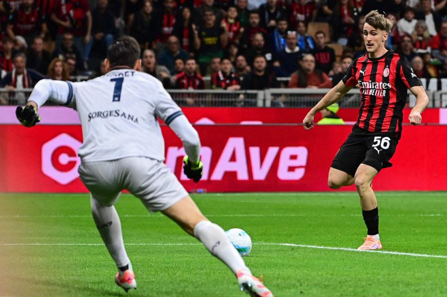 普利西奇传射埃斯图皮尼安送点 米兰2-1那不勒斯