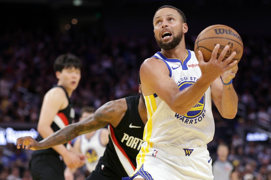 杨瀚森NBA季前赛首秀4分4板 勇士逆转开拓者