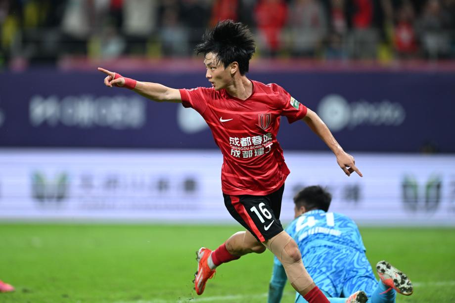 罗慕洛建功杨明洋破门 成都蓉城3-1梅州客家