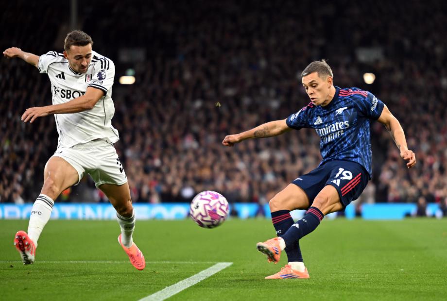 加布里埃尔助攻特罗萨德进球 阿森纳1-0富勒姆